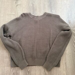 lululemon athletica Grey Crew Neck Sweater
